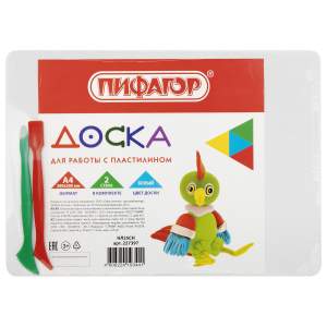 Доска для лепки А4 ПИФАГОР 280*200мм, арт....